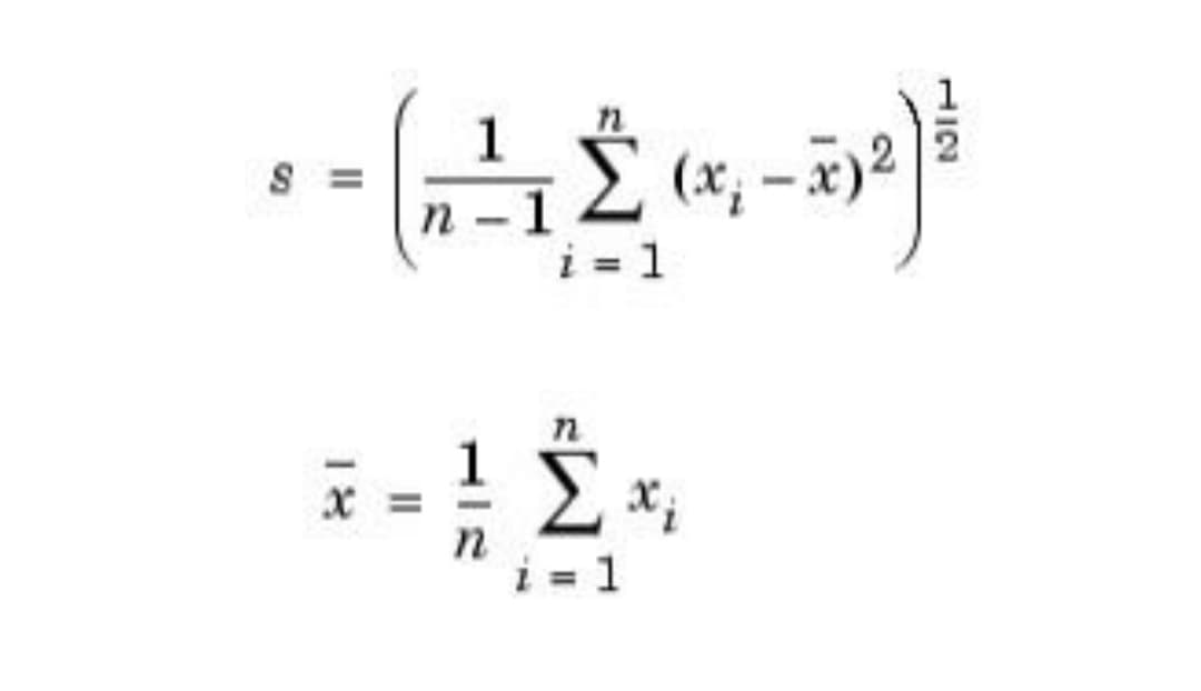 E (x; - x)2
n -
i = 1
n
1
i = 1
II
18
