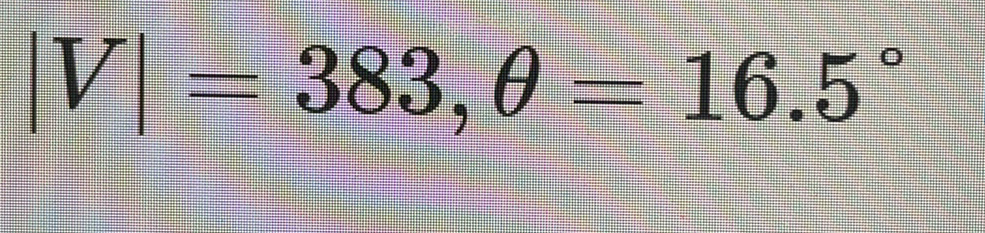 V] = 383, 0 = 16.5
