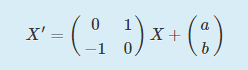 X + (;)
X' =
-1
