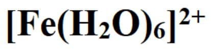 [Fe(H2O)6]2+
