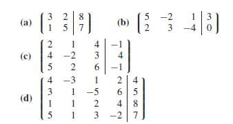 -2
(b) 2
(a)
1
(c)
-5
(d)
1
1
2642
23
3.
