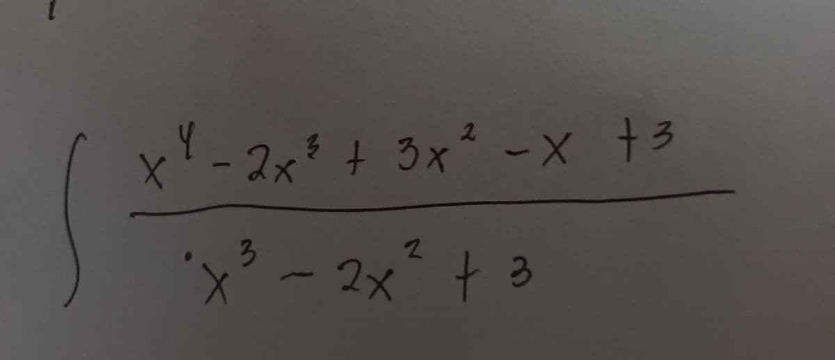 - 2x² + 3x² -x +3
"x ²³ - 2x² + 3
3
ty
می