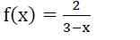 f(x)
3-x
2.

