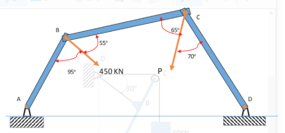 65
55°
70
95°
450 KN
30
P.
