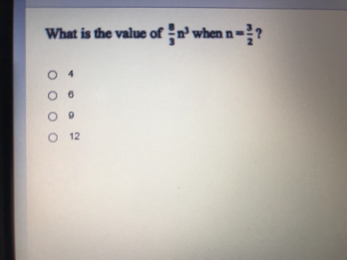 What is the value of n' when n=?
12

