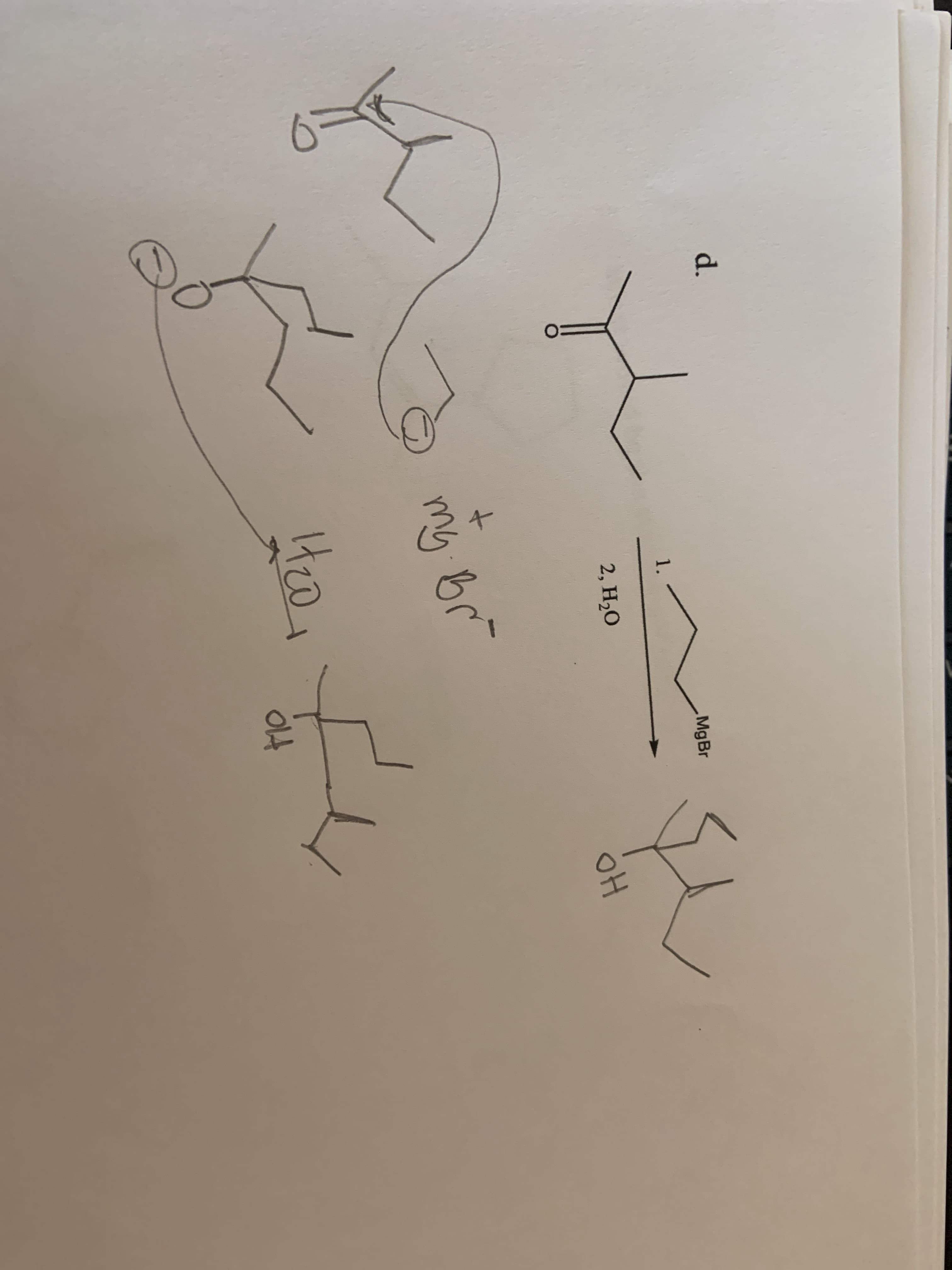 d.
MgBr
1.
2, H,О
HO
