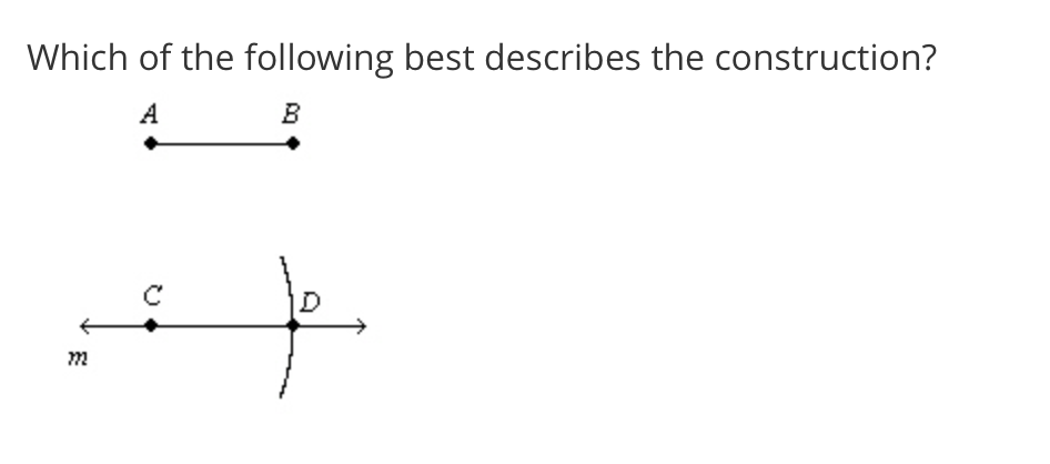 Which of the following best describes the construction?
A
B
