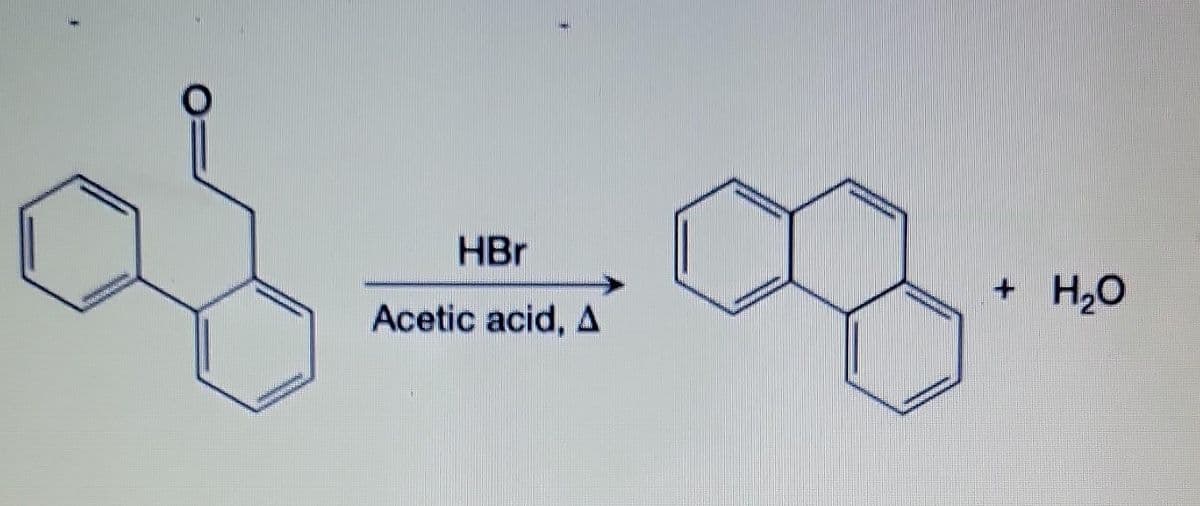 HBr
Acetic acid, A
+
H₂O