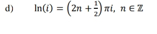 d)
In(i) = (2n +) ti,
η εζ
