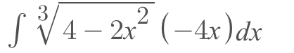 3
SV 4–
4 - 2х (— 4х)dx
