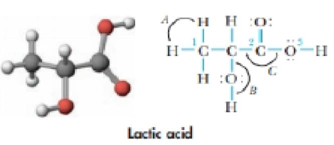 H :0:
H-
o-H
H :0
Lactic acid
