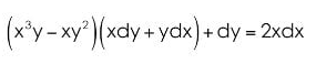(x*y-xy")(xdy + ydx) +dy = 2xdx
dy+ydx)+dy = 2xdx
