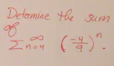 Determine the sum
in
2n=4
