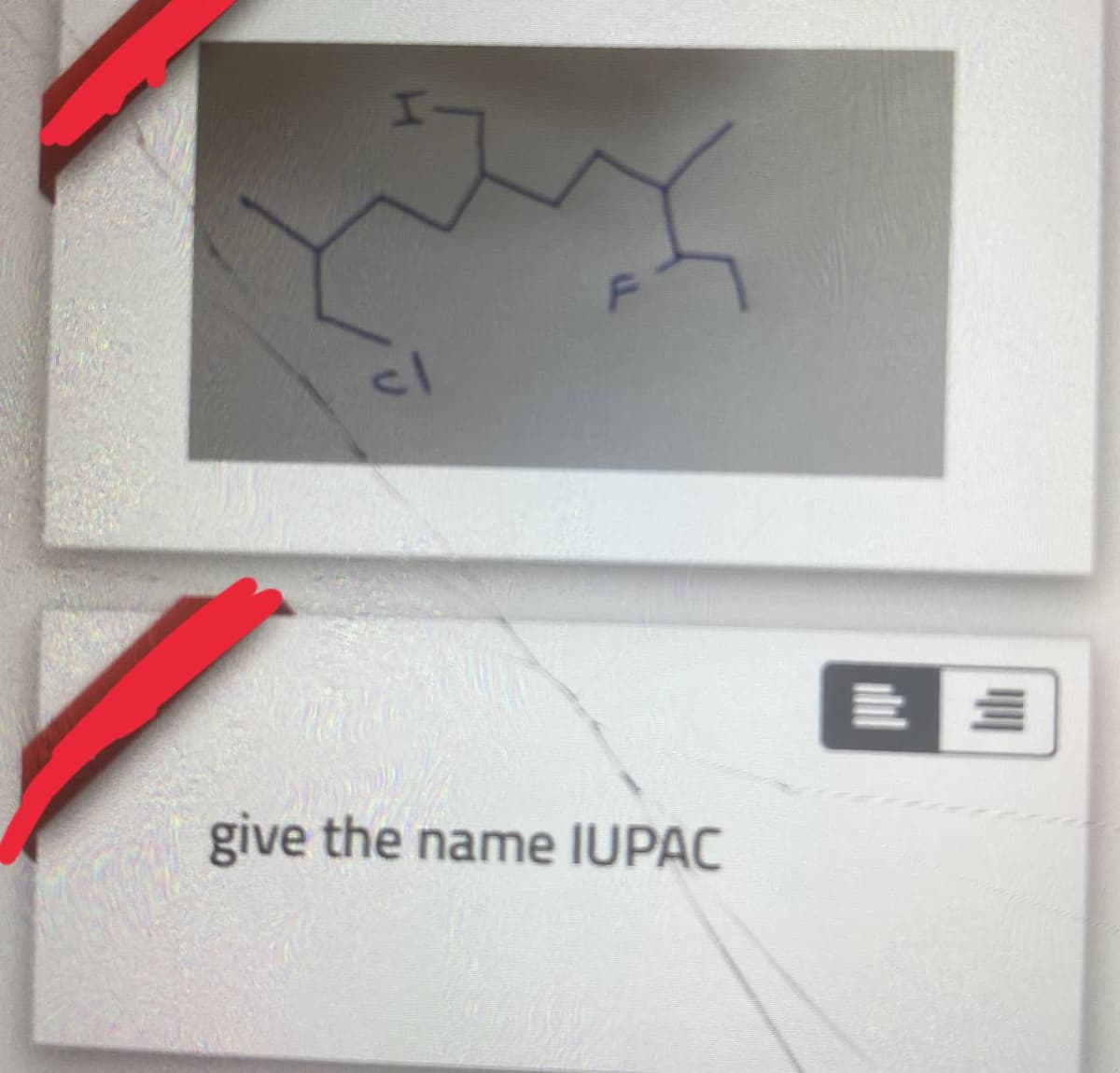 I-
cl
give the name IUPAC
