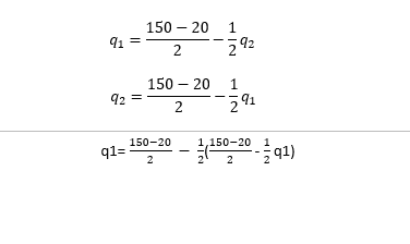 150 – 20
1
91 =
2
292
150 – 20
92 =
2
150-20
1,150-20 1
q1=
91)
2
HIN
