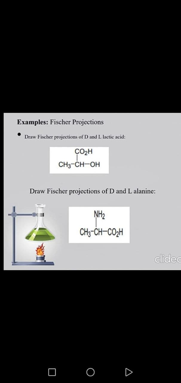 Draw Fischer projections of D and L lactic acid:
Созн
CHз-CH-оH
Draw Fischer projections of D and L alanine:
NH2
CH3-CH-CO2H
