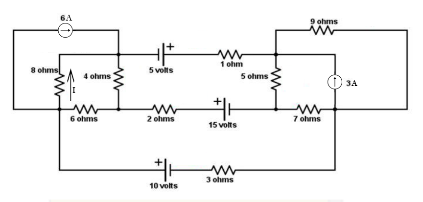 8 ohms
6A
4 ohms
6 ohms
#
5 volts
2 ohms
+
10 volts
1 ohm
#
15 volts
3 ohms
5ohms
9 ohms
w
w
7 ohms
1) 3A
