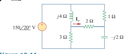 J4 Ω
I, 22
1Ω
150/20° V
-j22
ell
ww
3.
