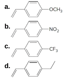 a.
-ОСНЗ
b.
NO2
C.
-CF3
d.
