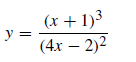 (х + 1)3
y =
(4х — 2)2
