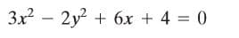 3x? – 2y + 6x + 4 = 0
-
