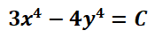 3x* – 4y* = C
%3D
