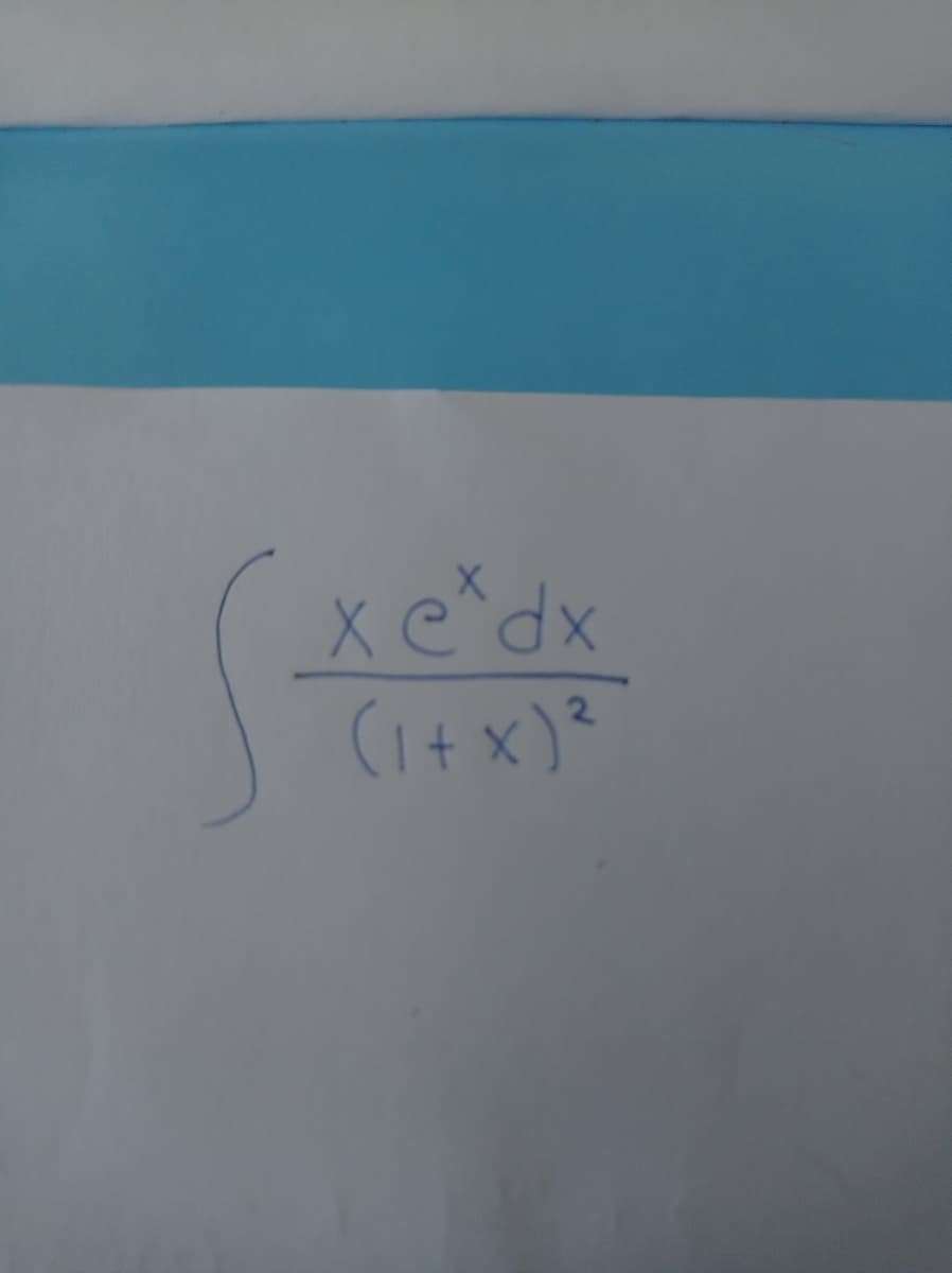 x edx
(It x)?
