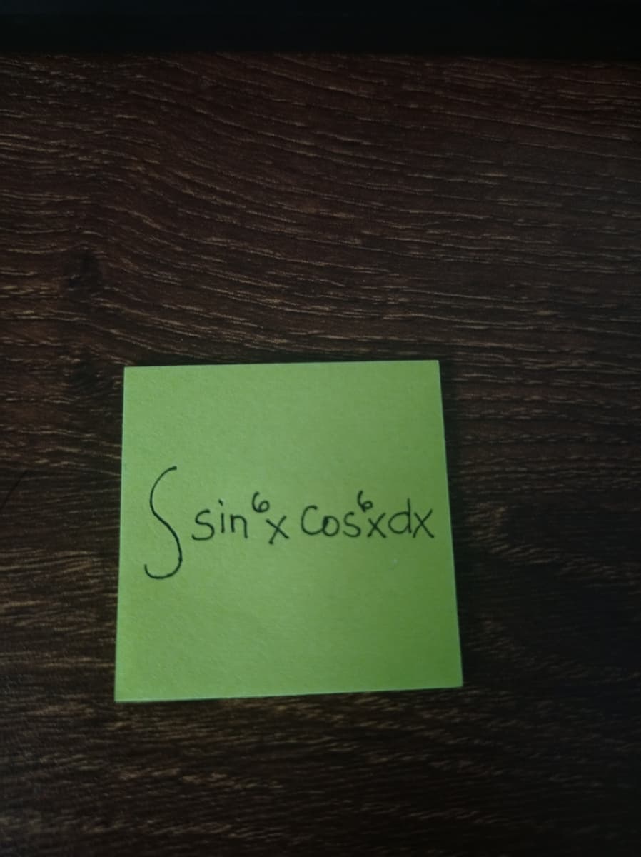 Sinx Coskdx
