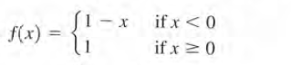 if x <0
if x>0
f(x)
