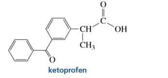 CH
НО.
CH3
ketoprofen
