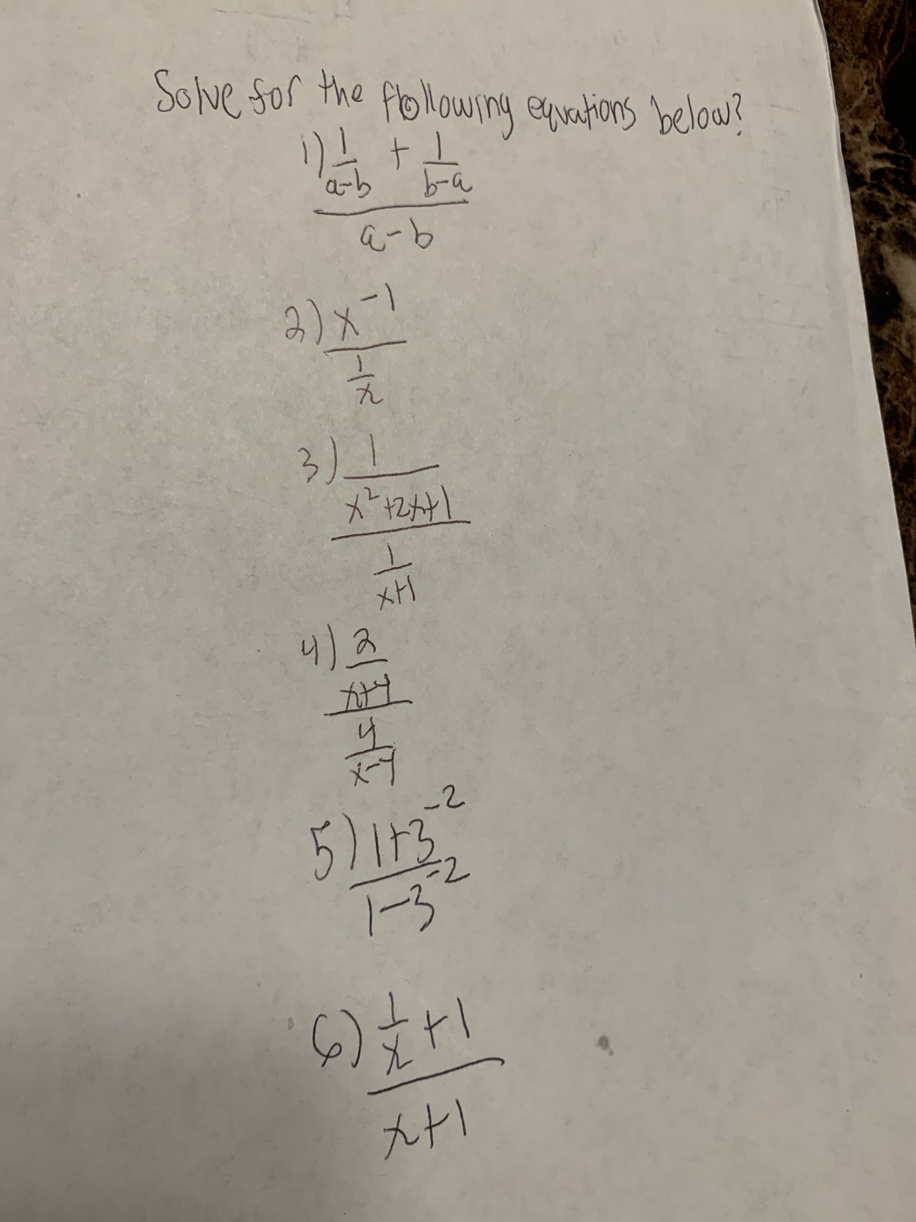 It
1-3°
3.
9-0
-9
9-D
Solve Sor the Pollowing enrations below?
