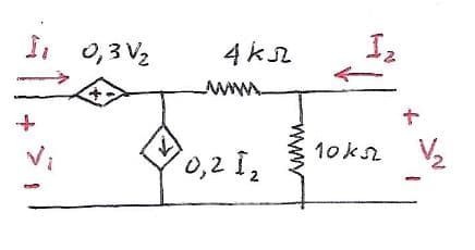 I 0,3 V2
4 kr
www-
十
0,2 I,
10k2
Vz
