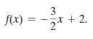 f(x) =
3
+ 2.
