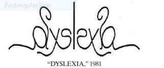 Rectangular
"DYSLEXIA," 1981

