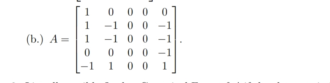 0 0 0
-1 0
-1 0
1
1
-1
|
(b.) А %3D
1
0 -1
||
-1
1
0 0
1
