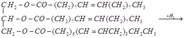 сн,-о-со- (CH),CH %3D СH (CH),CH,
+H
сн-о-со-(сн),CH 3 СH(CH,).СH,
CH; -0-CO-(CH,);(CH = CHCH,); CH¸CH;
