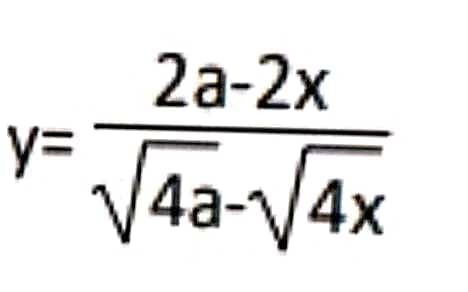 2а-2х
y= Ja-V4x
4а-
