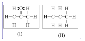 H :O: H
||||
Η Η Η
|H=C=C=C-H||H=C=C=C-H
|
H H
(1)
I | |
Η Η Η
(II)