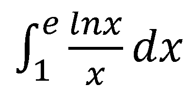 e Inx
dx
e
1

