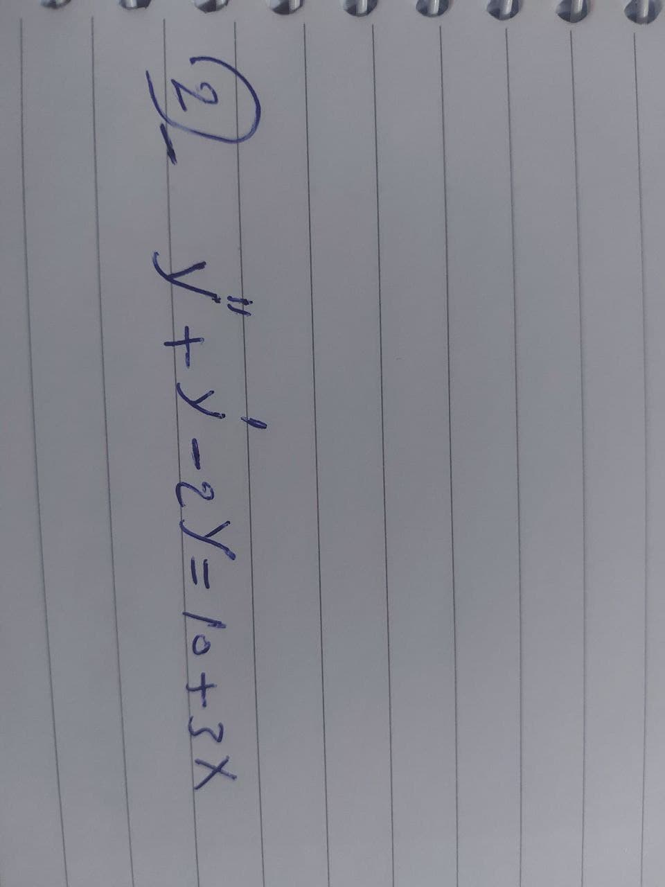 2
√² + y = 2Y = 10 + 3X