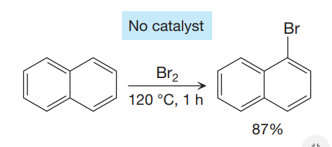No catalyst
Br
Br2
120 °C, 1 h
87%
