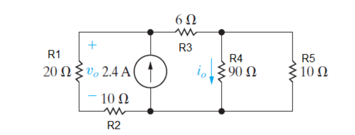 R3
R1
R4
R5
20 Ω υ, 2.4 A (
90 N
{ 10 N
10 N
R2
