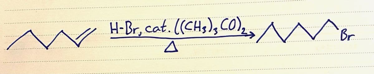 H-Br, cat. ((CHs), co)2
Br.
