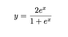 2e"
y =
1+ e*
