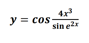 4x3
ソ= cos
sin e2x
