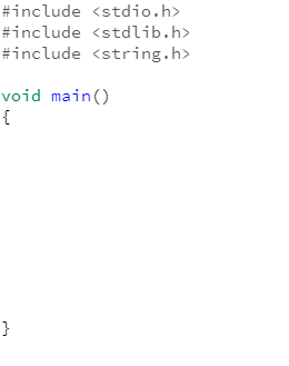 #include <stdio.h>
#include <stdlib.h>
#include <string.h>
void main()
{
}
