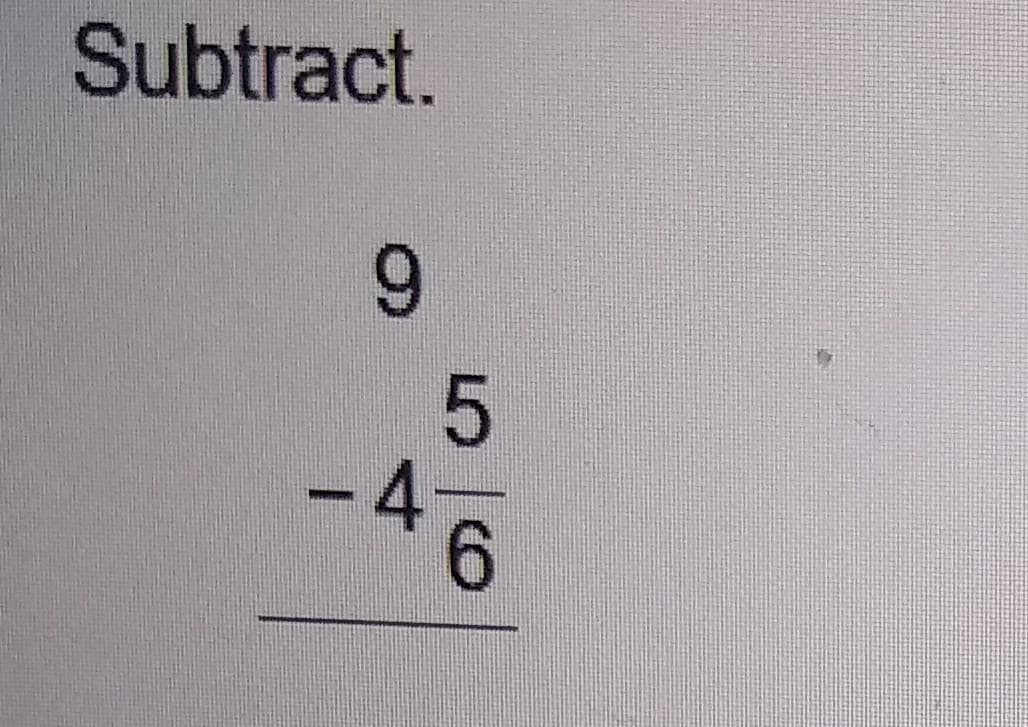 Subtract.
9.
-4-
6.
