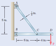 T
8 in.
A
B
+in.
C
D
6 in. 4 in.→
— -
P