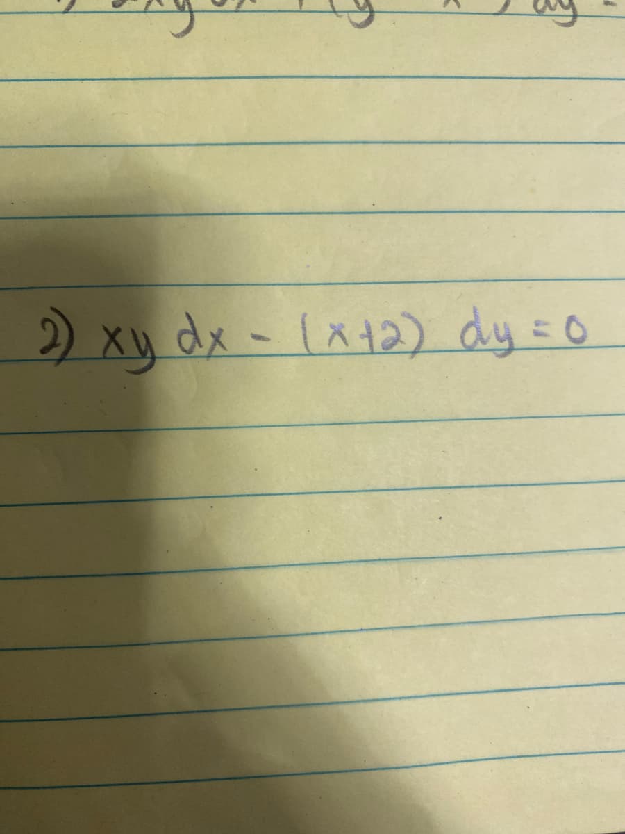 ) xy dx - (x+2) dy =0
