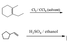 Cl, / CCI, (solvent)
H,SO, / ethanol
